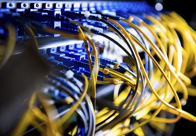 Cablaggio in fibra ottica